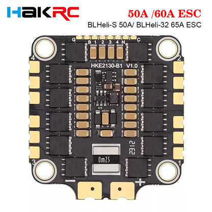 HAKRC BLHeli-S 50A/ BLHeli-32 65A 4in1 Brushless ESC