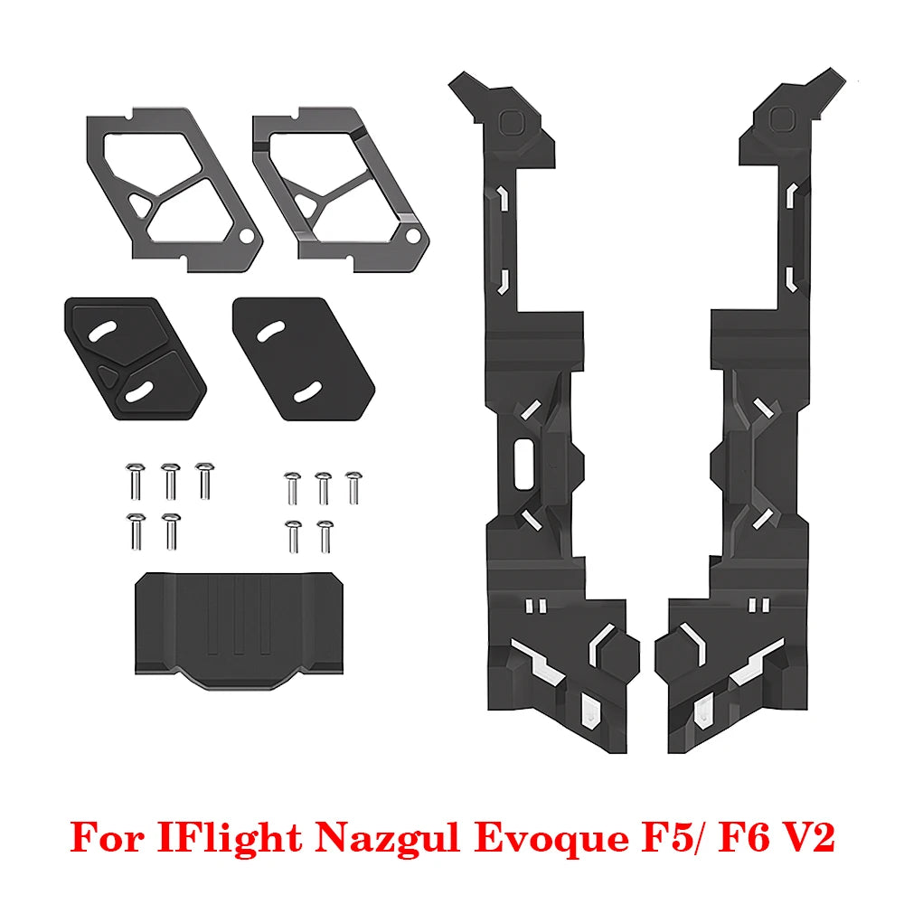 IFlight Nazgul XL5/ DC5 ECO, Nazgul Evoque F4/ F5/ F6 V2, Chimera7 Pro V2 Air System Upgrade Kit für DJI O4 Air Unit Pro