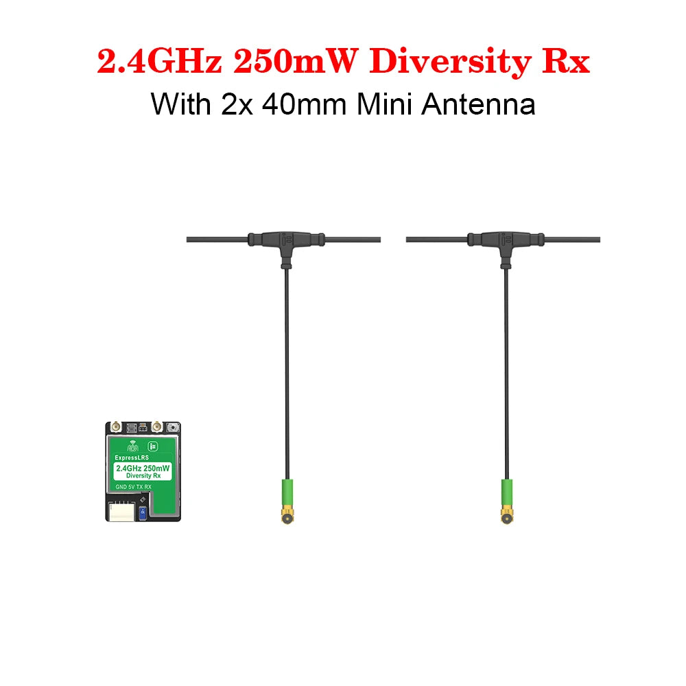 IFlight ExpressLRS ELRS 2.4G/ 868MHz /900MHz True Dual-Antenna Diversity Receiver