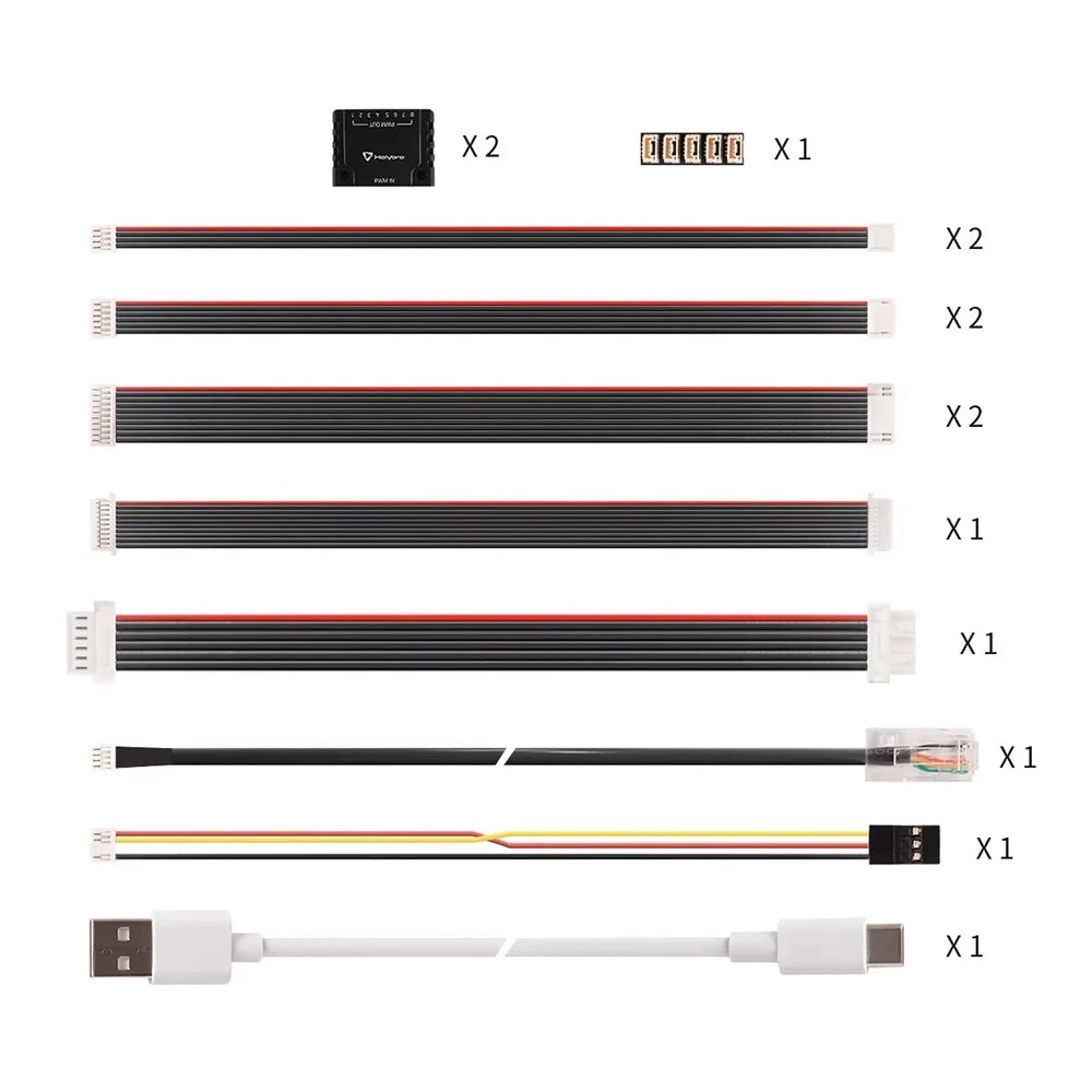 Holybro Pixhawk 6X Autopilot Flight Controller Replacement Cable Set