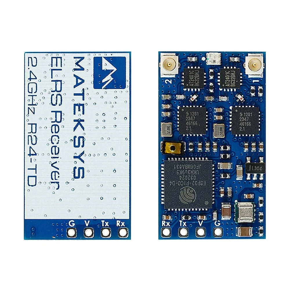 MATEK MATEKSYS EXPRESSLRS 2.4GHZ TRUE DIVERSITY RECEIVER R24-TD 2.4GHz ISM 20dbm (100mW) CRSF