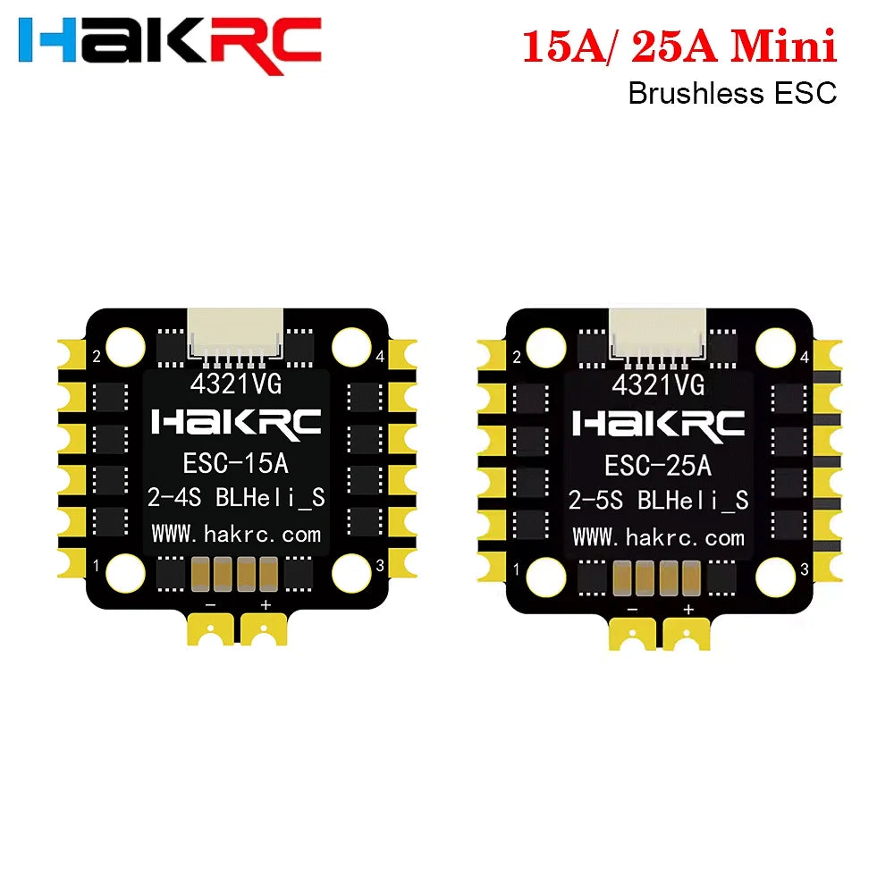 HAKRC 15A/ 25A Mini 4in1 BLHELI_S  Brushless ESC
