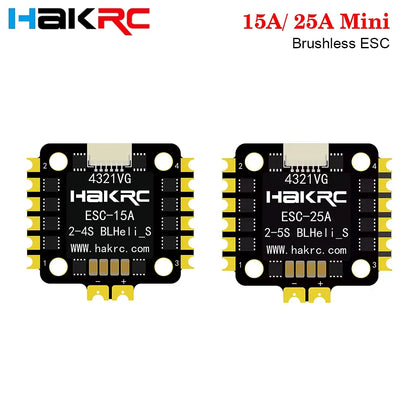 HAKRC 15A/ 25A Mini 4in1 BLHELI_S  Brushless ESC