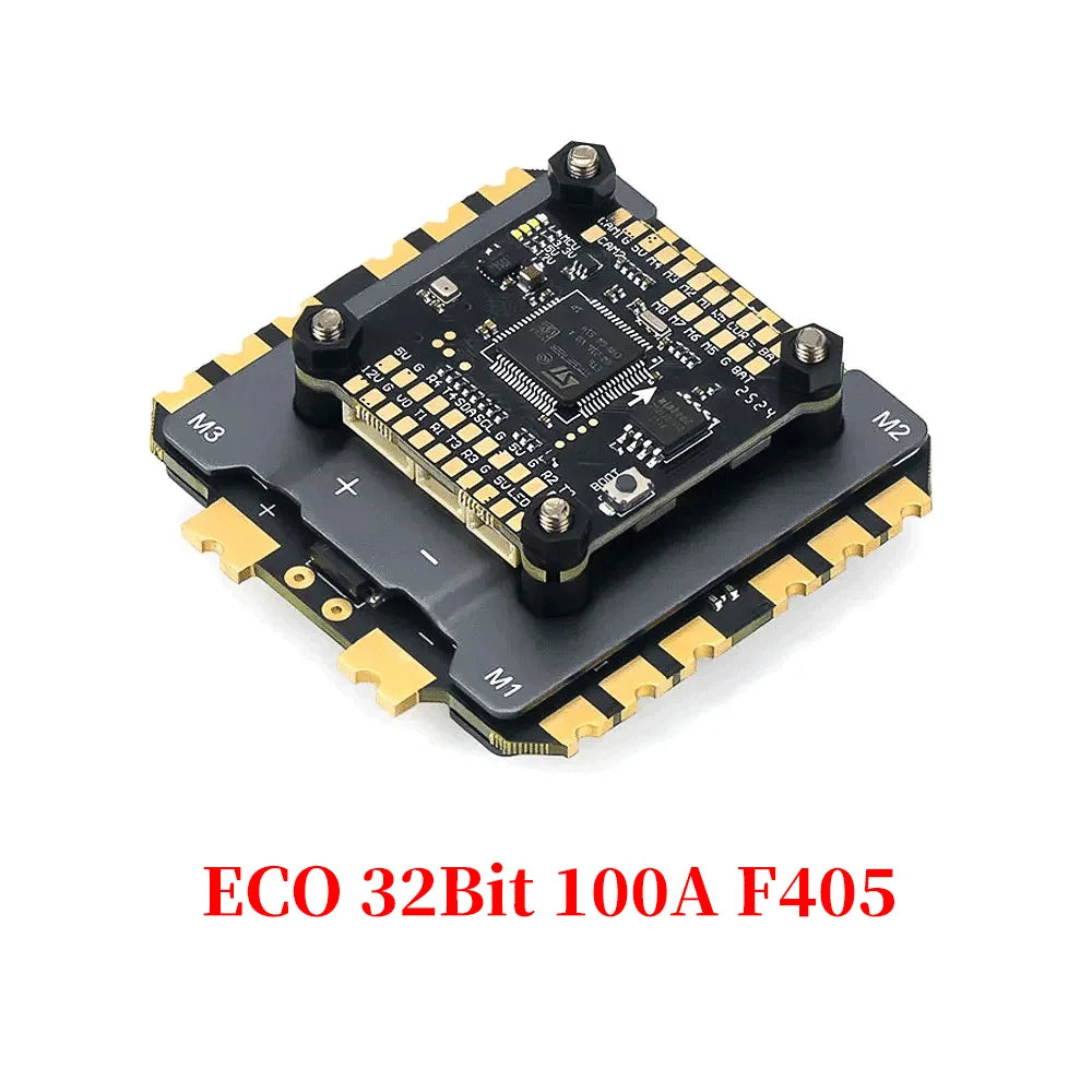 Axisflying Argus ECO F405 Flight Tower With 80A / 100A 8Bit / 32bit ESC Stack