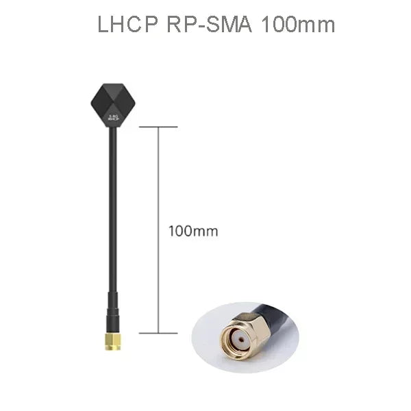 Antenne iFlight Albatross V2 SMA 5.8GHz 2.4dBi LHCP RP SMA / RHCP SMA 60MM/100MM/150MM