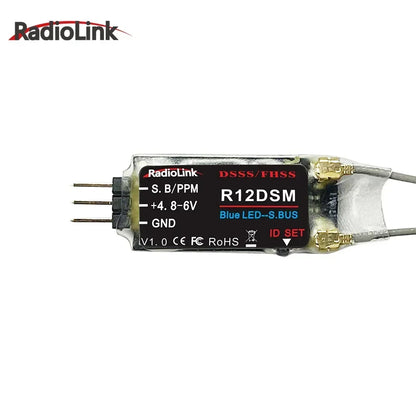Radiolink R12DSM/ R12DS/ R9DS/ R8FM/ R8EF/ R8SM/R8XM/ R8FG/R8FGH/R7FG/R6DS/R6DSM/R6F/R6FG/R4FGM Empfänger