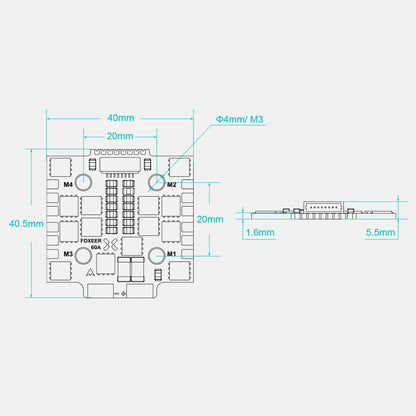 FOXEER Reaper F4 Mini 60A 4in1 ESC