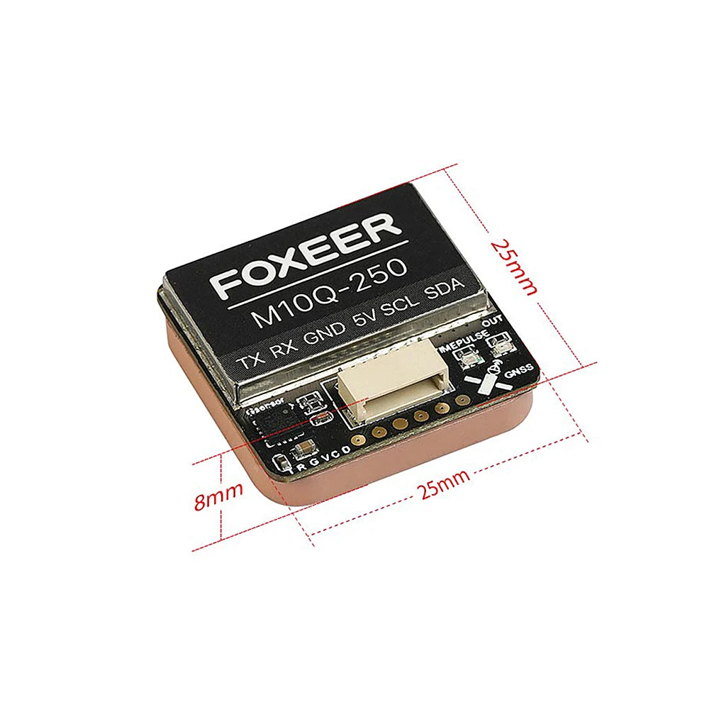 FOXEER M10Q-120/ M10Q-180/ M10Q-250 M10 Dual Protocol GPS Built-in QMC5883 Compass Ceramic Antenna for RC Airplane FPV Drone