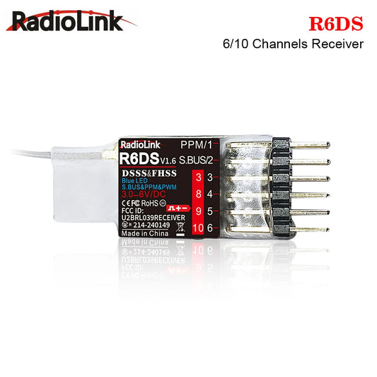 Radiolink R6DS 2.4G 6/ 10 Channels Receiver