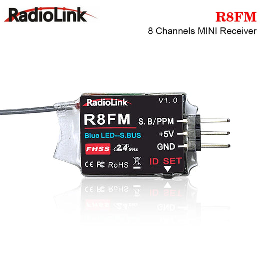 Radiolink R8FM 8 Channels Mini 2.4GHz Receiver