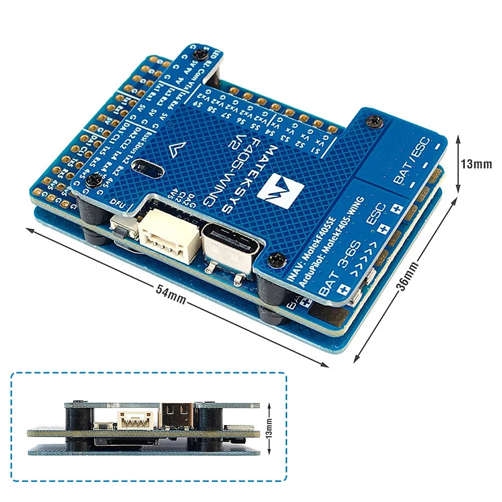 MATEKSYS F405 WING V2 Flight Controller