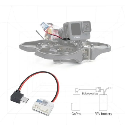 iFlight GoPro BEC Netzteil Typ C auf 5V Balance Stecker Stromkabel Ladekabel