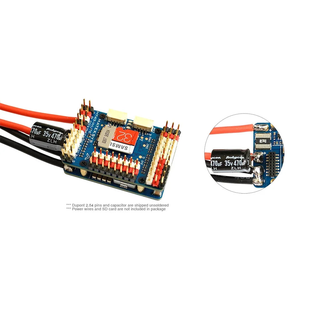 MATEKSYS H743-WLITE Lite ArduPilot INAV 2-6S LIPO Flight Controller