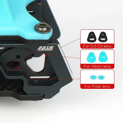 Axisflying MANTA V2 5inch Carbon Fiber True X Frame Kit