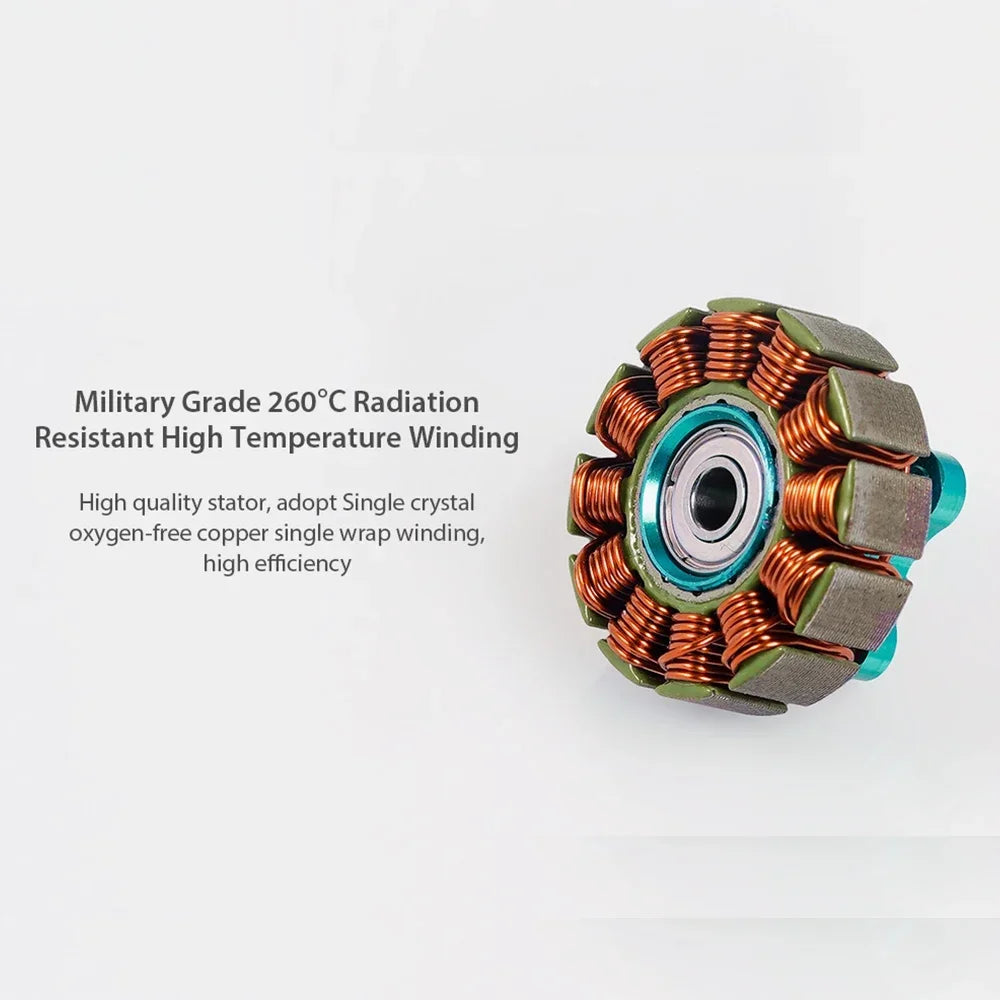FOXEER DATURA 2207.5 1960KV / 2750KV Brushless Motor 4-6S Aluminum Alloy Hollow Shaft Compatible 5-6inch Propeller for FPV Drone