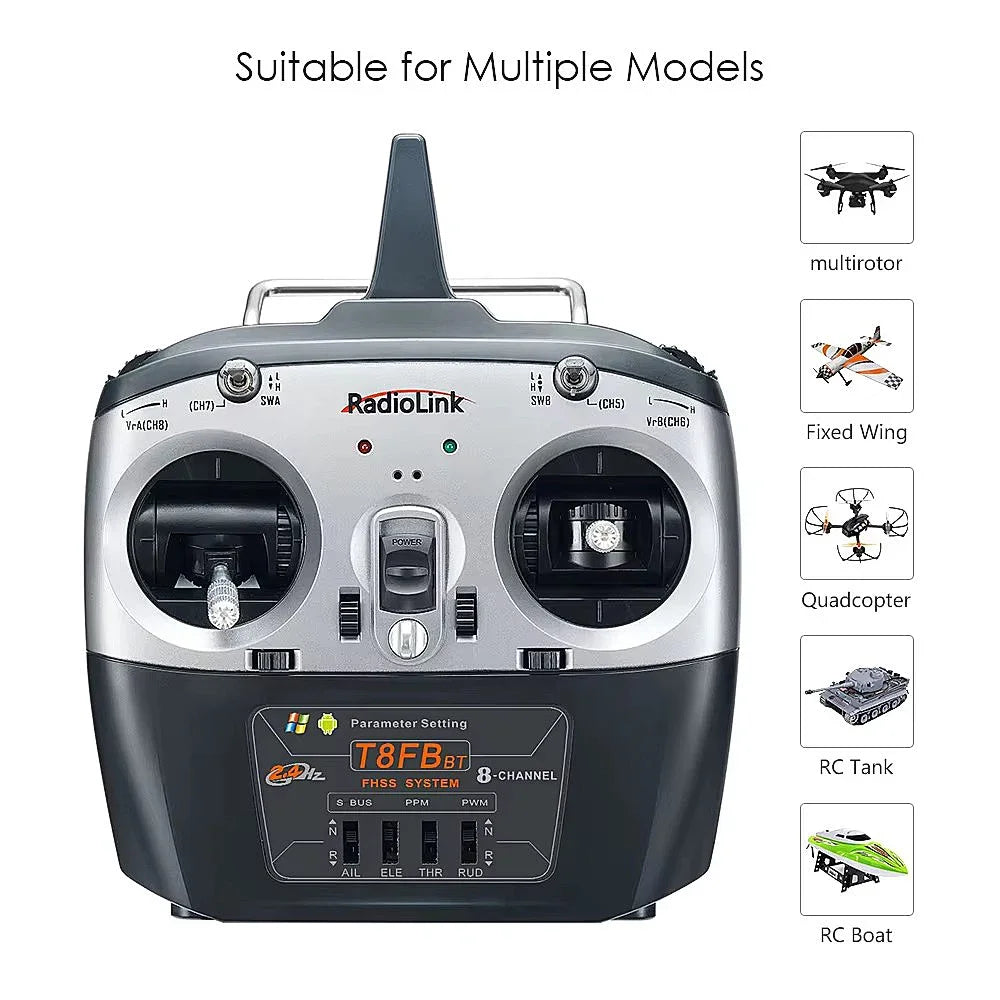 Radiolink T8FB BT 8 Channel 2.4G Radio Controller