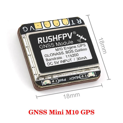 RUSHFPV GNSS Micro / MINI / PRO M10 Dual Protocol GPS Module