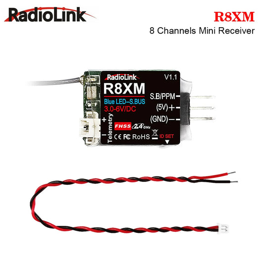 Radiolink R8XM 8 Channels Mini 2.4GHz Receiver