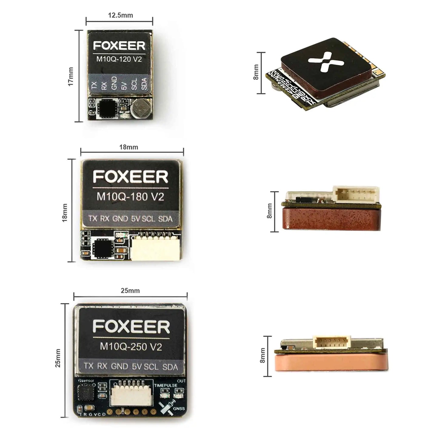 FOXEER M10Q V2 120/ 180/ 250 GPS