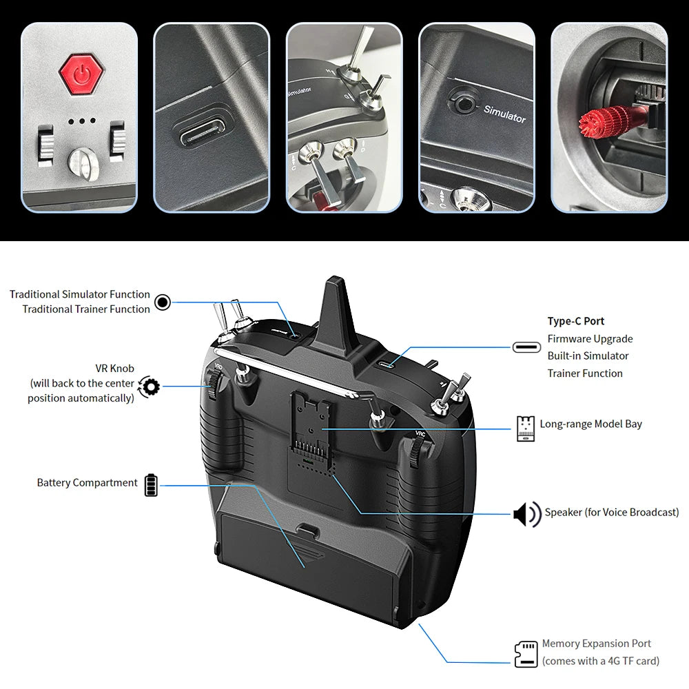 Radiolink T16D 16 Channels 2.4G RC Transmitter