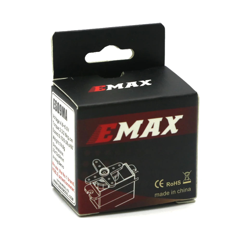 EMAX ES09MA Dual Bearing Metal Analog Swash Servo