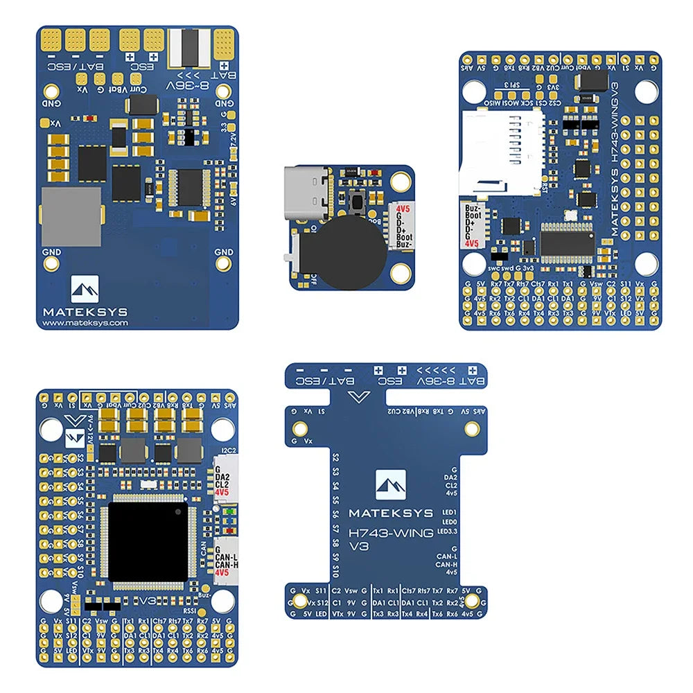 MATEKSYS H743-WING V3 Flight Controller