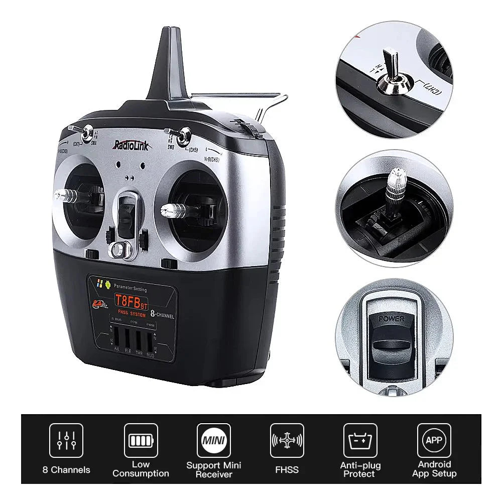 Radiolink T8FB BT 8 Channel 2.4G Radio Controller