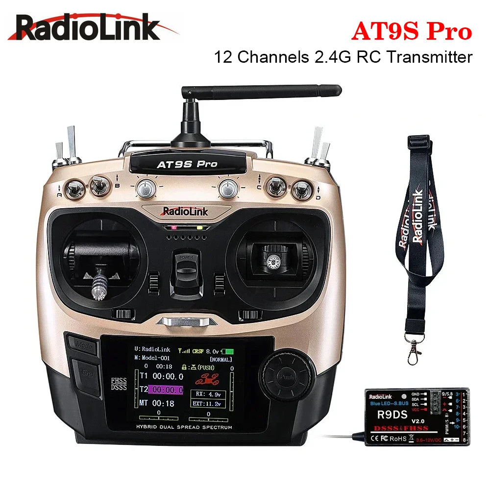 Radiolink AT9S Pro 12 Kanäle 2.4G RC Sender