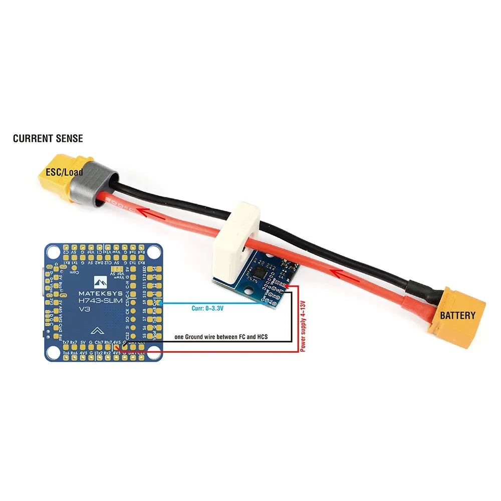 MATEKSYS HALL CURRENT SENSOR 150A HCS-150A