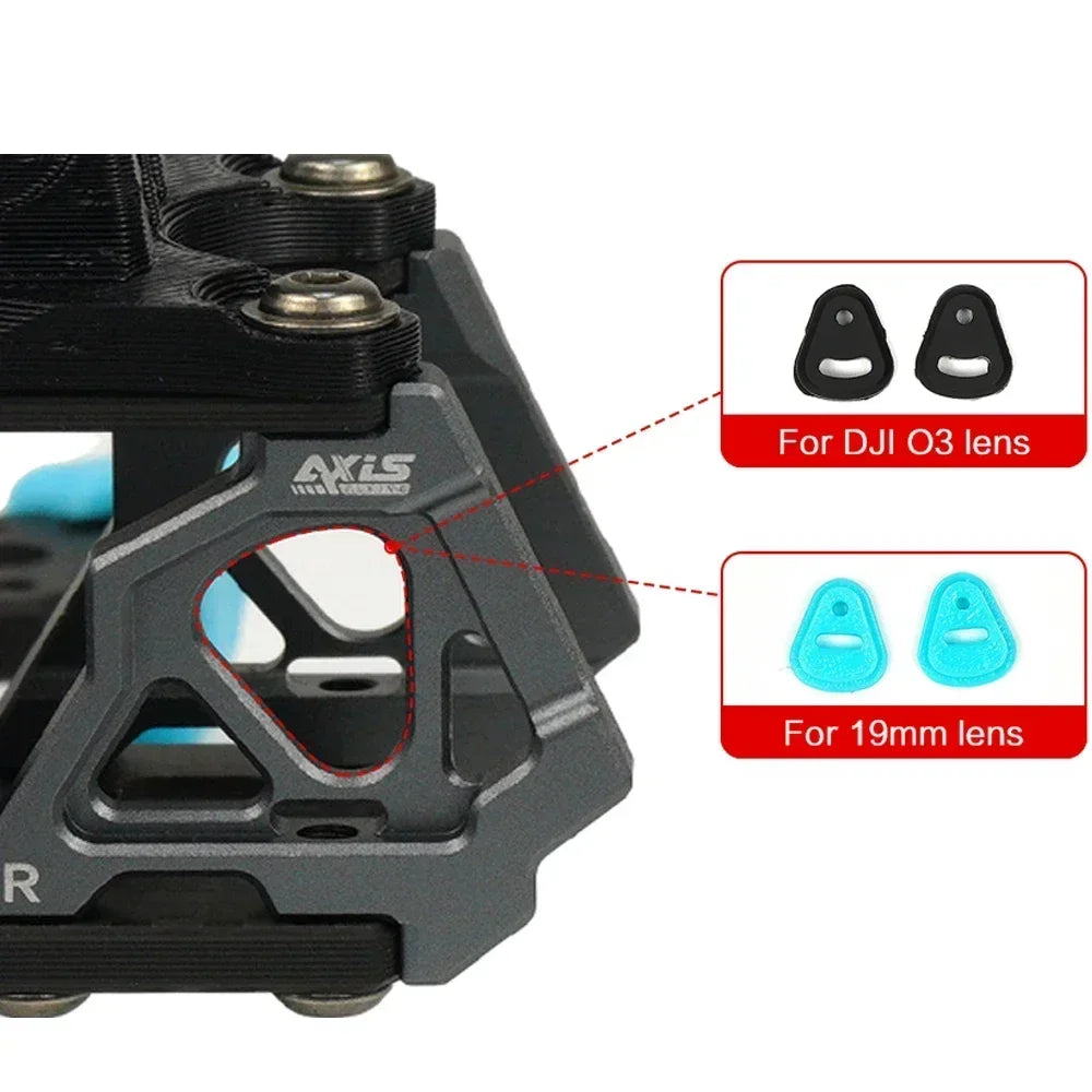 Axisflying MANTA Squashed-X 3.6inch Carbon Fiber Frame Kit