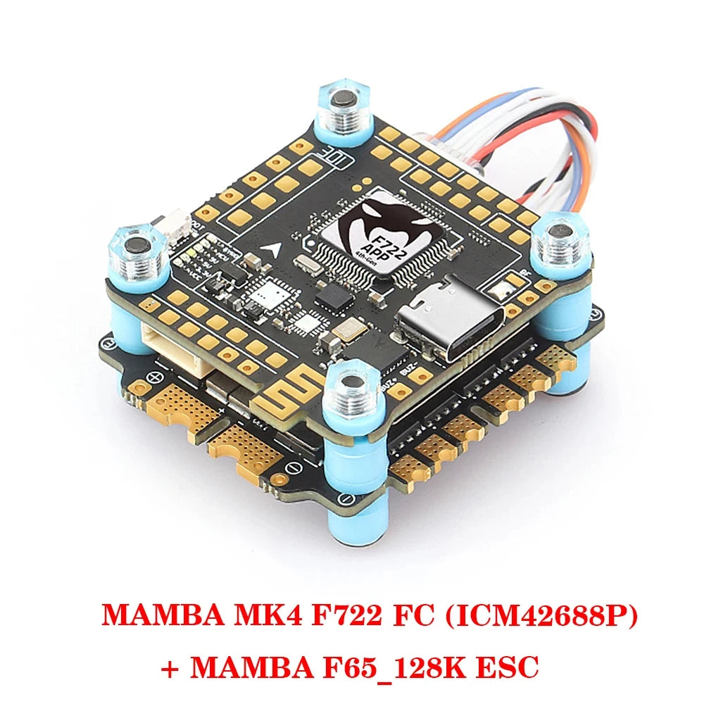 DIATONE MAMBA MK4 F722 Stack (AM32 F55/ F65_128K 4in1 ESC)