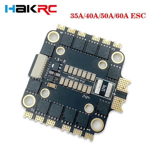 HAKRC 8BIT 35A/ 50A/ 32BIT 40A/ 60A BLHeli-32 4in1 ESC