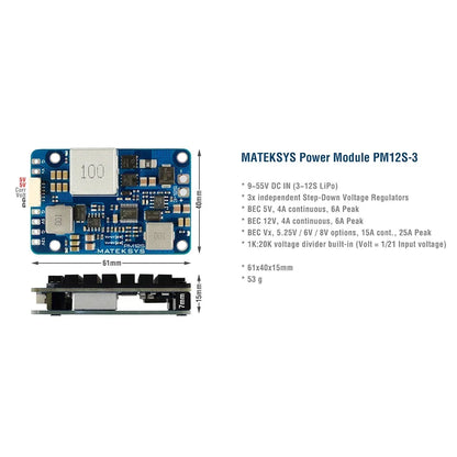 MATEKSYS PM12S-3 Power Module