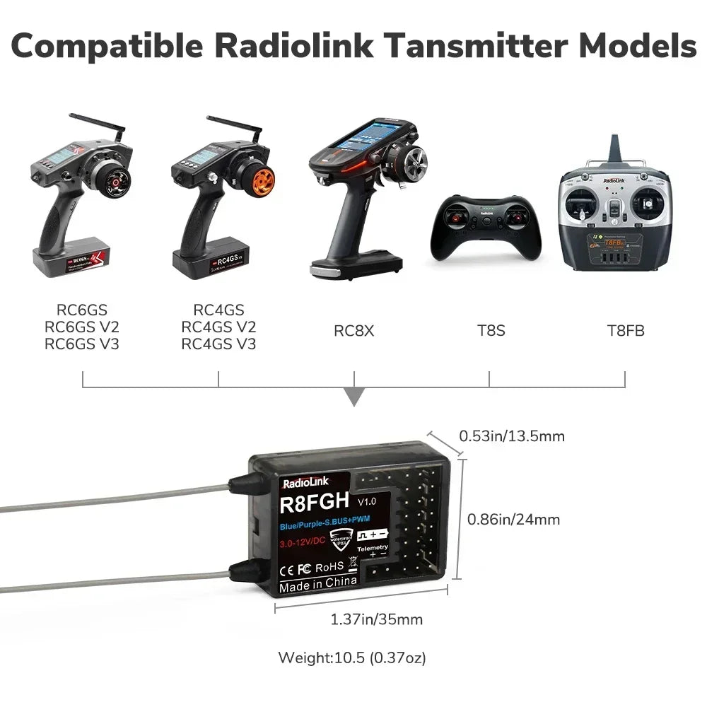 Radiolink R8FGH Gyro Receiver