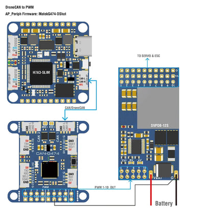 MATEK MATEKSYS AP_PERIPH CAN NODE CAN-G474