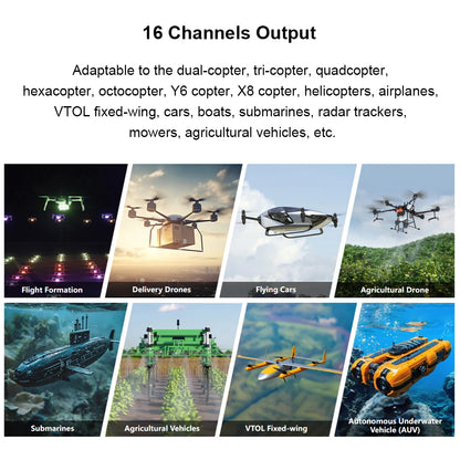 Radiolink PIX6 Open Source ArduPilot Firmware FC Built-in BMI088, ICM42688-P Gyroscope OSD for RC FPV Drone/ 2-8 Axis Multirotor