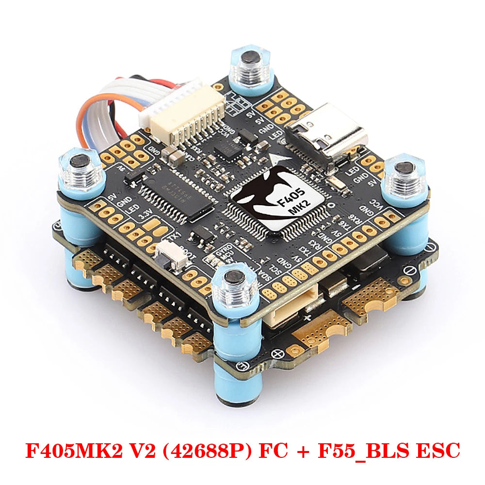 DIATONE MAMBA F405 MK2 V2 Stack  (F55 BLS/ F65 BLS 4in1 ESC)