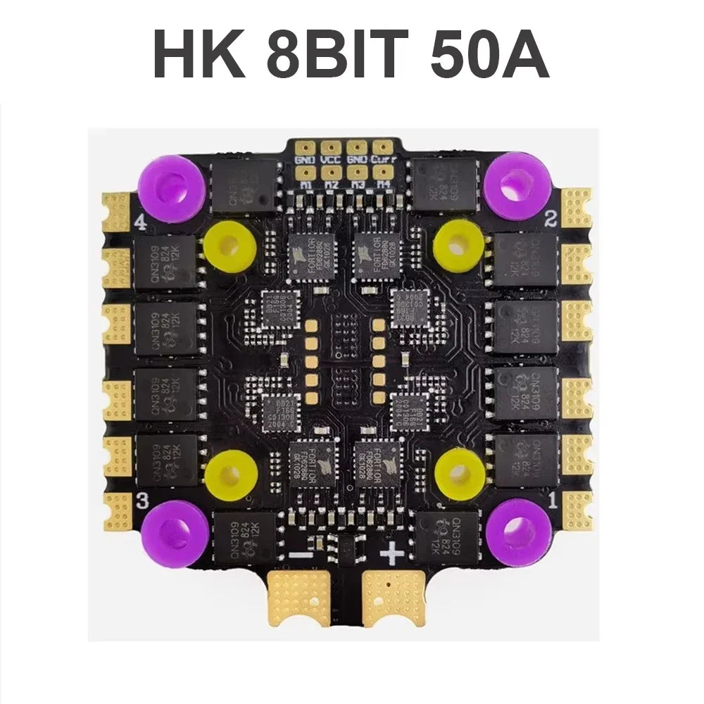 HAKRC 8BIT 35A/ 50A/ 32BIT 40A/ 60A BLHeli-32 4in1 ESC
