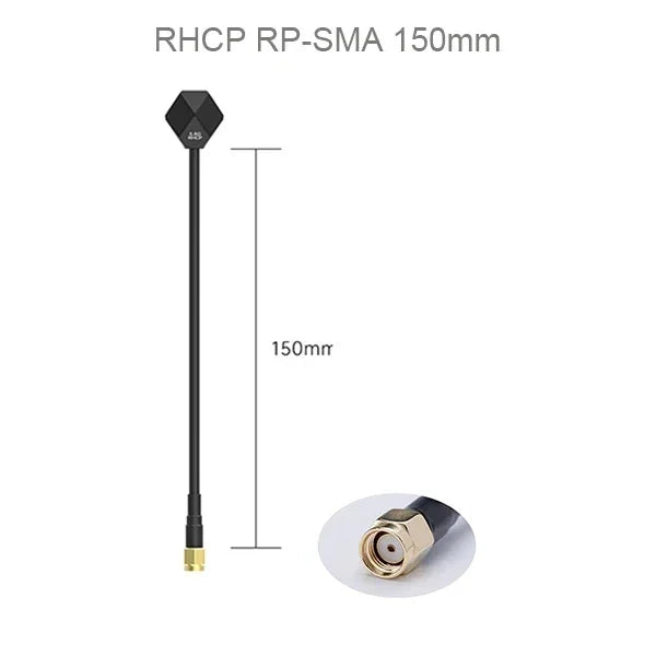 Antenne iFlight Albatross V2 SMA 5.8GHz 2.4dBi LHCP RP SMA / RHCP SMA 60MM/100MM/150MM