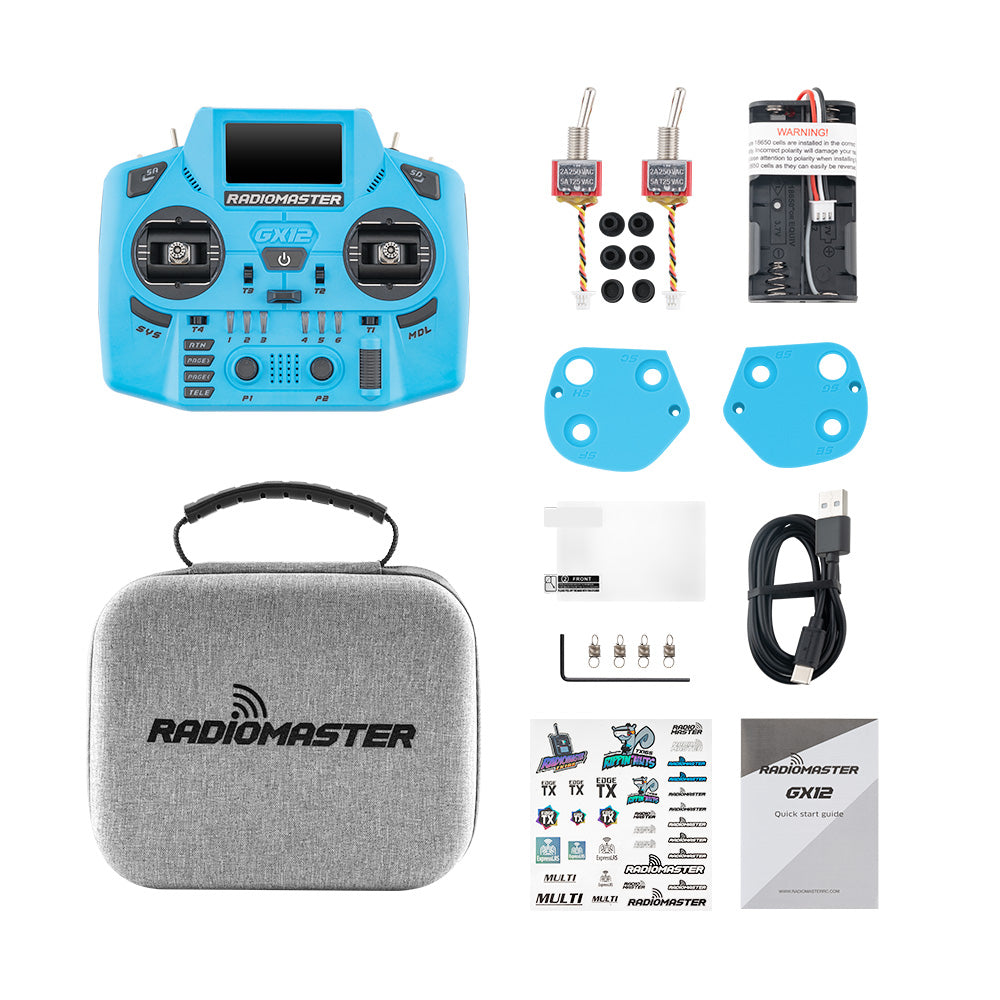 RadioMaster GX12 Crush Radio Controller (ELRS / M2)